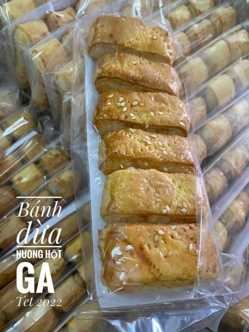 Bánh dừa nướng bơ hột gà 2 bịch (12c)