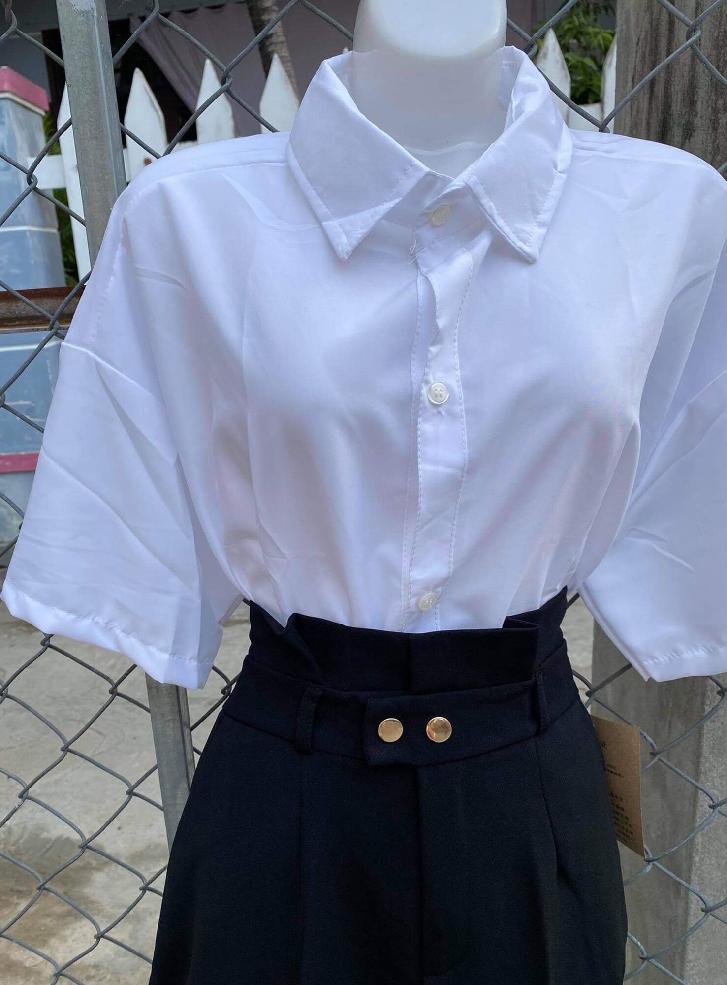 SET ĐI HỌC, QUẦN TÂY BẤM NÚT 001