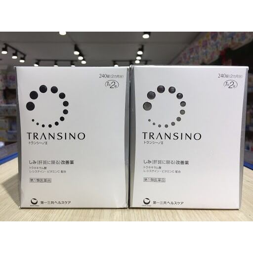 Viên uống transino 240v - nhật bản - giãm nám, tàn nhang, đồi mồi, dưỡng trắng!