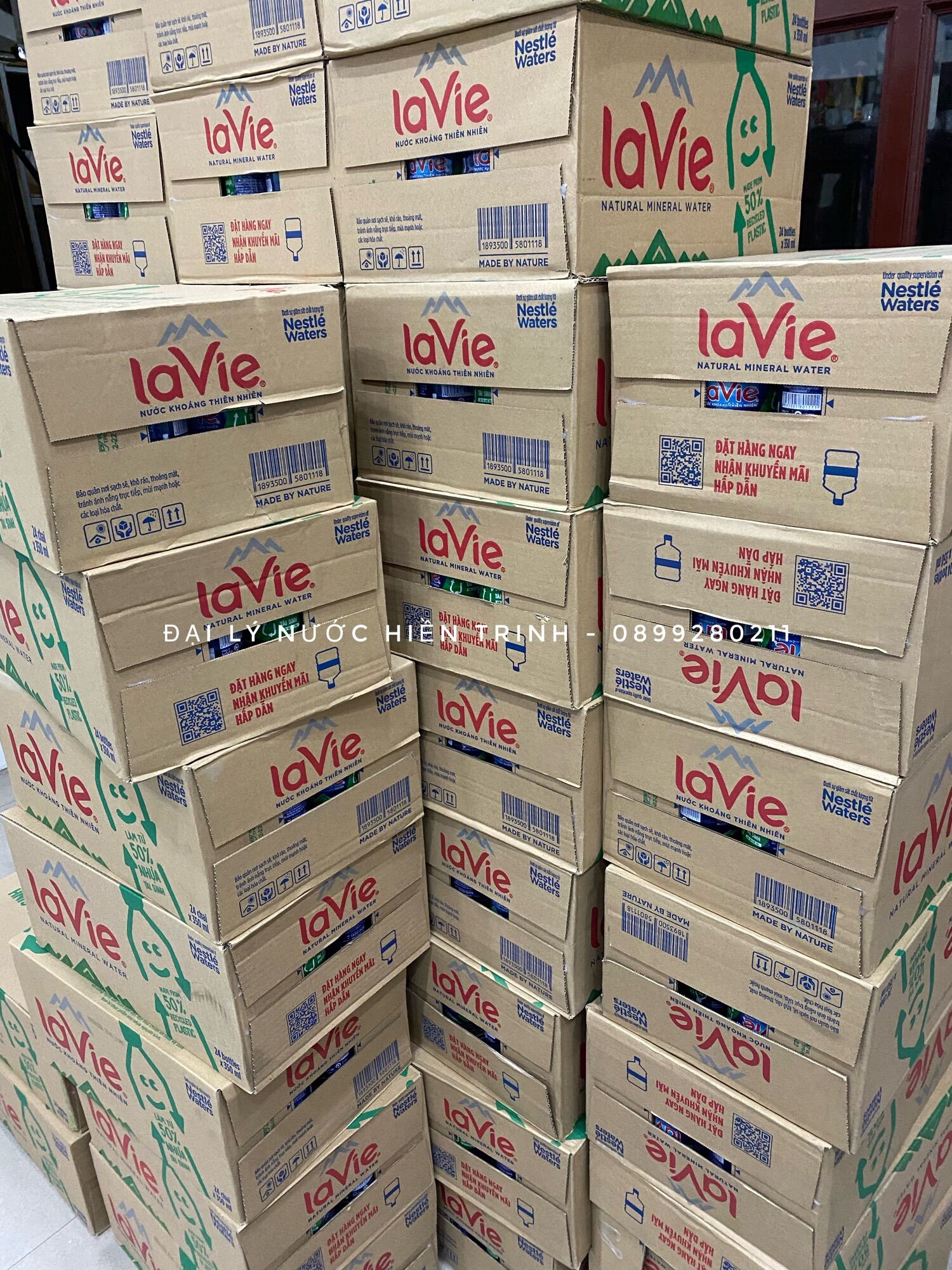 Nước Khoáng Lavie Chai 350ml (24 chai)