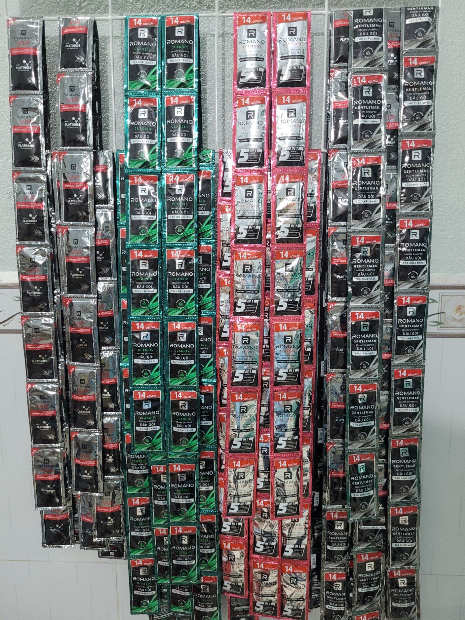 Dầu gội romano combo 50 gói