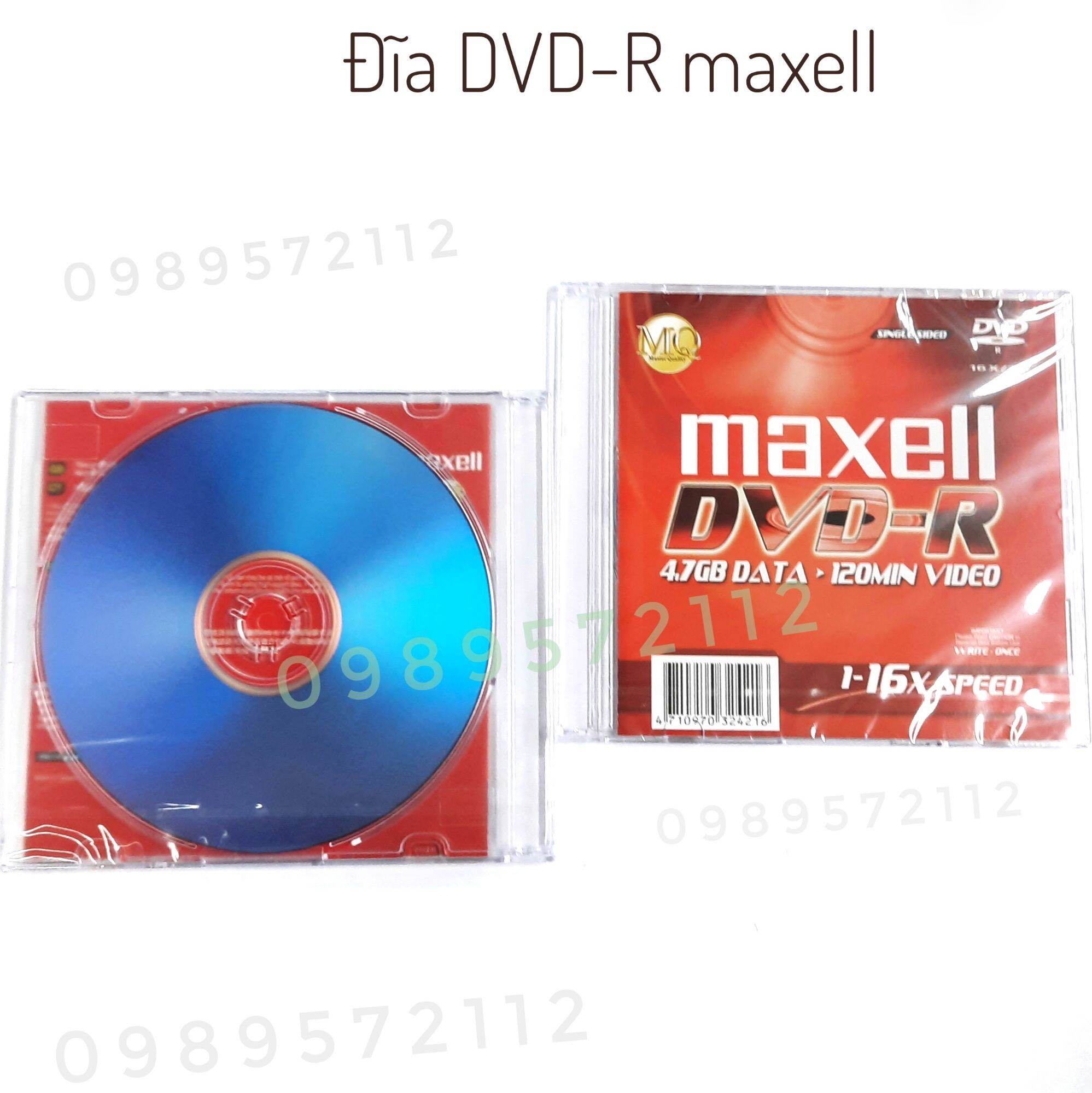 Đĩa CD-R,DVD-R maxell (hộp 10 cái).