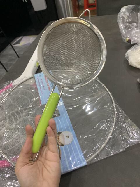 Rây lọc bột cháo cán xanh cho bé sz 12cm