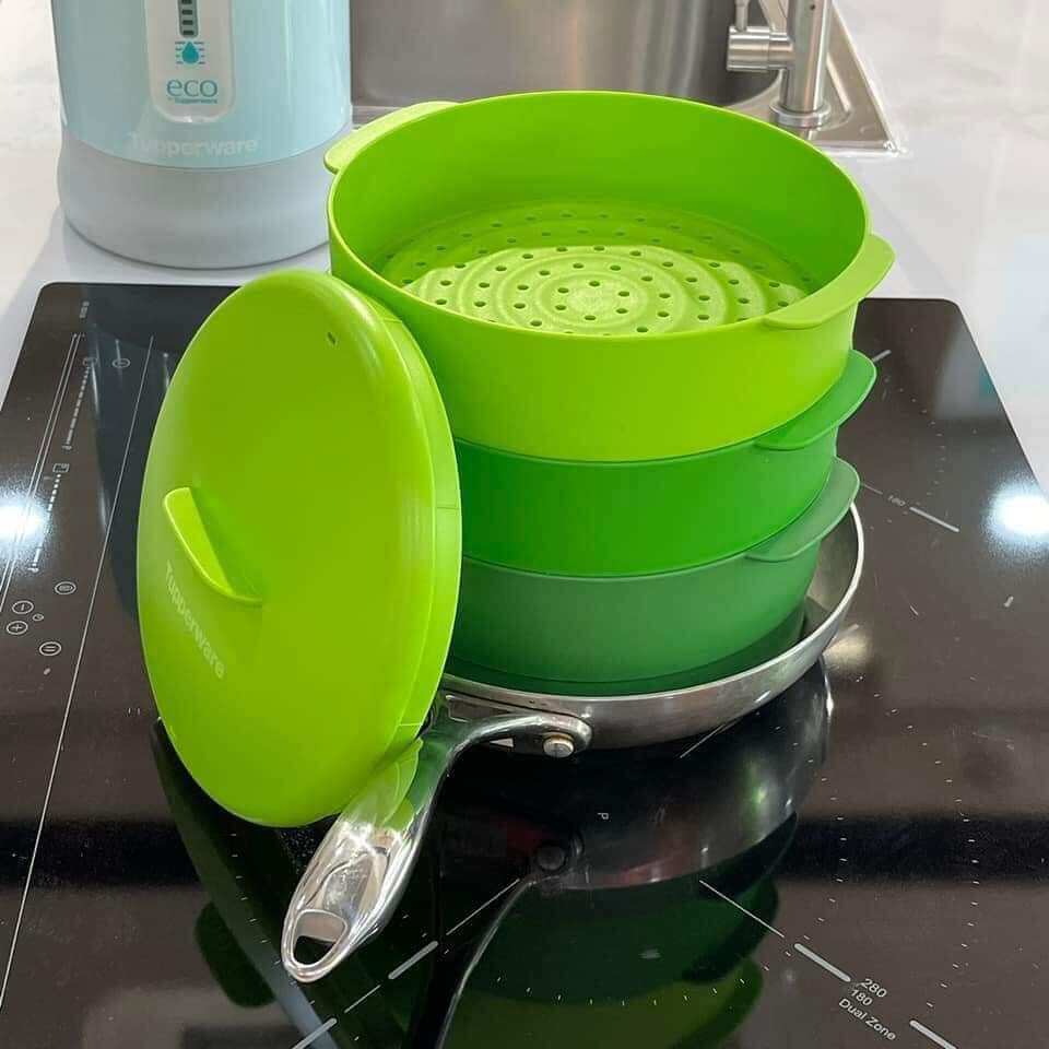 Xửng hấp 3 tầng Steam It - Tupperware chính hãng