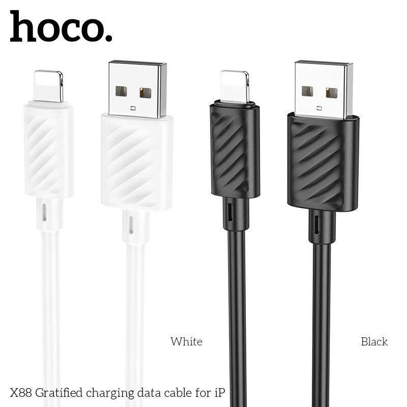 Dây cáp sạc điện thoại chân Type-C, Micro, Lighning x88