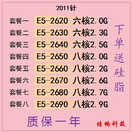 Bảng giá Intel Xeon E5-2620 2630 2640 2650 2660 2670 2680 2690 2011cpu Phong Vũ