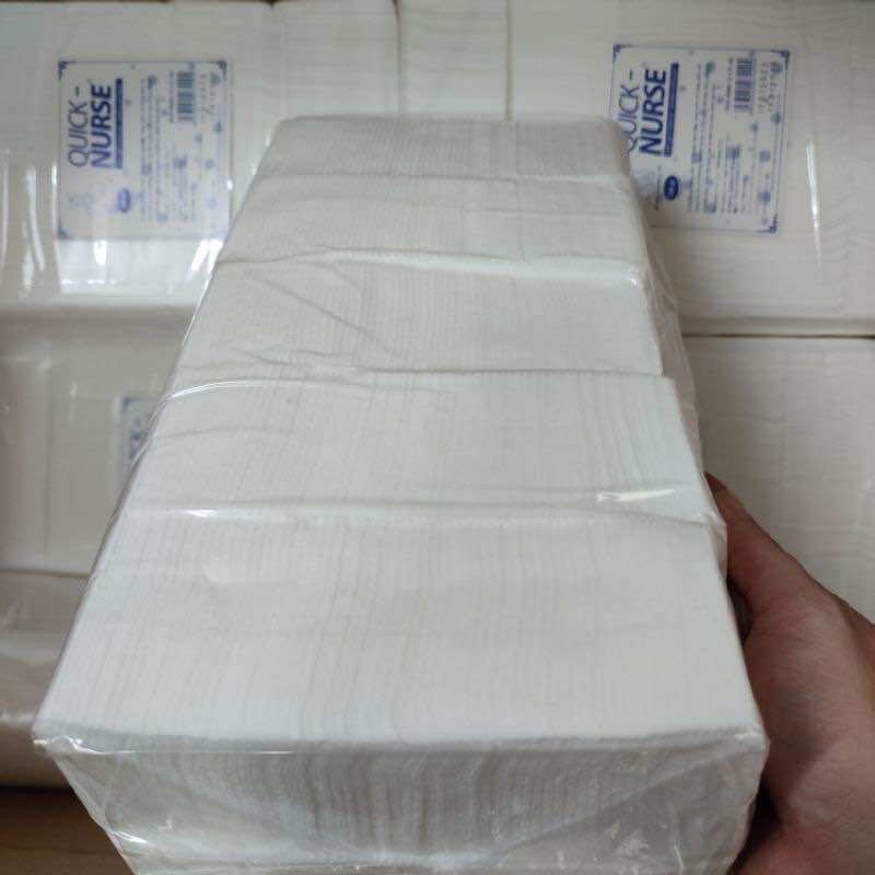 Bông gòn miếng cắt sẵn 6x6 QUICK NURSE 500g