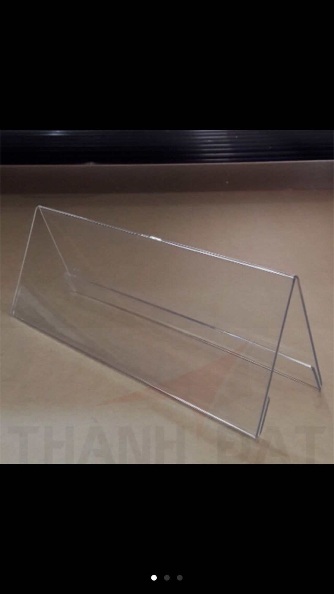 Bảng chức danh mica 8*20cm