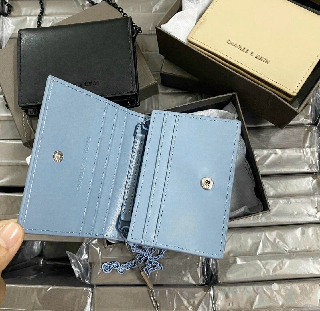 Túi Ví Cnk Mini có dây đeo chéo dạng gập Fullbox size 11