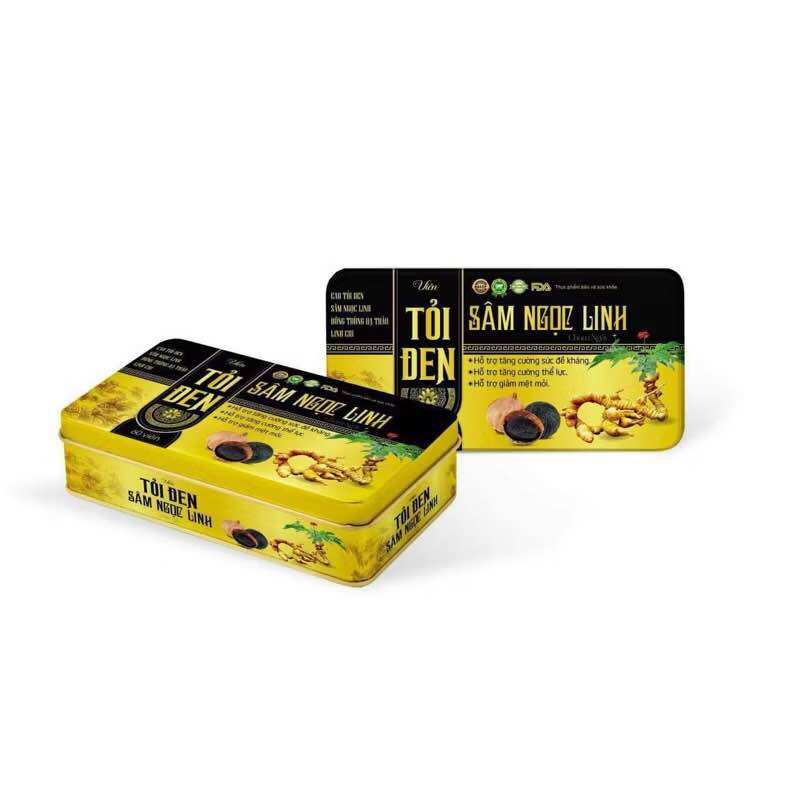 Viên Tỏi Đen Sâm Ngọc Linh Hỗ Trợ Cải Thiện Sức Khỏe & Sức Đề Kháng( Hộp 60 viên )
