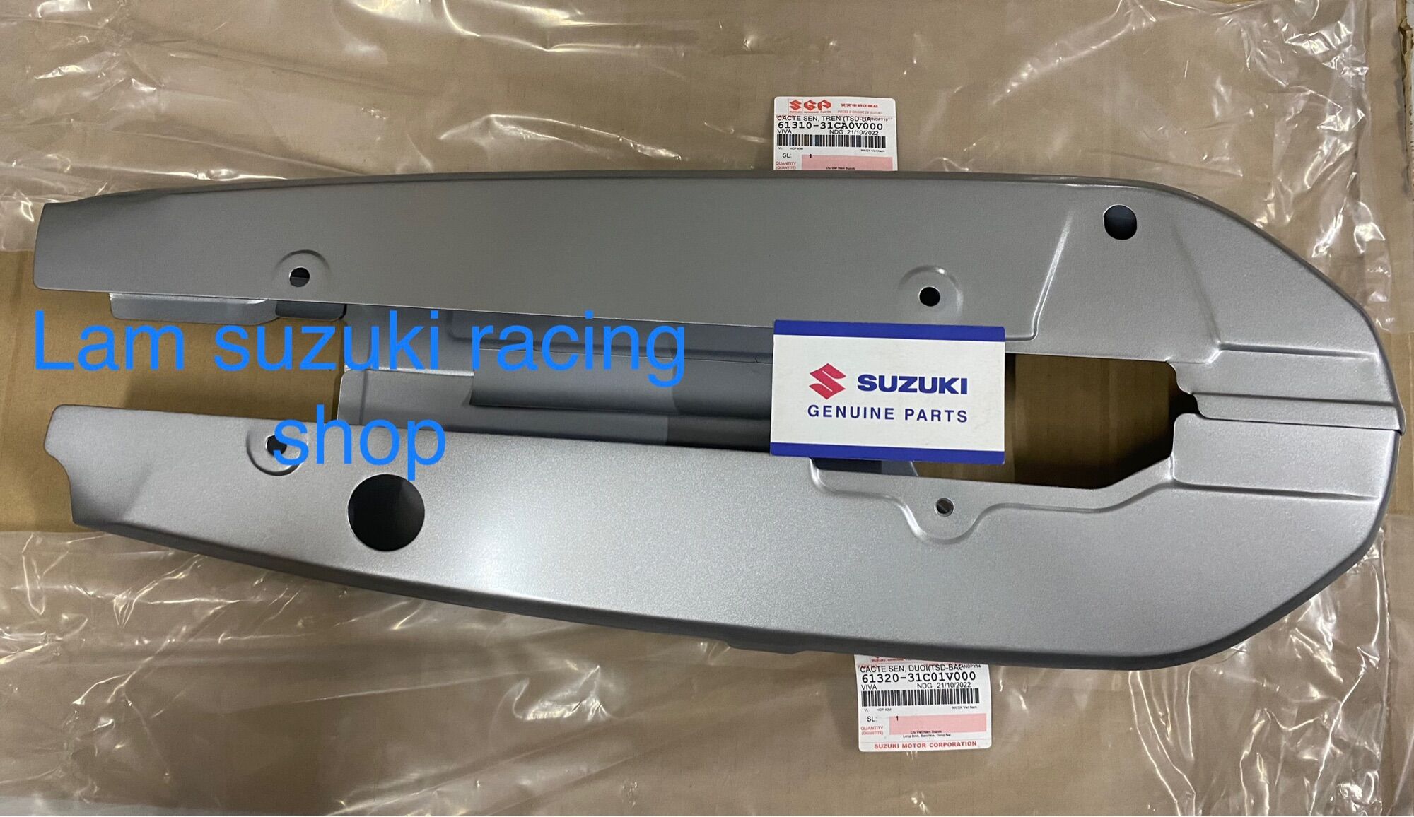 Bộ cacte che sên viva 110 suzuki chính hãng