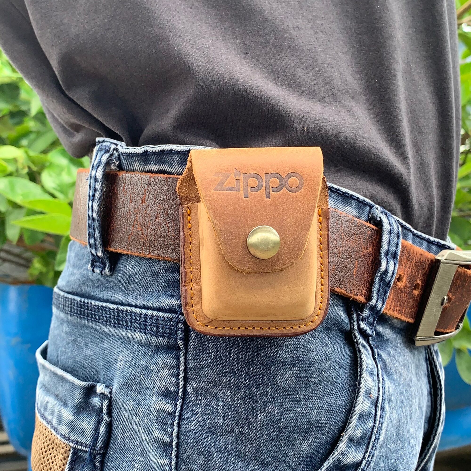 Bao da bật lửa zippo chuyên dụng | tran leather