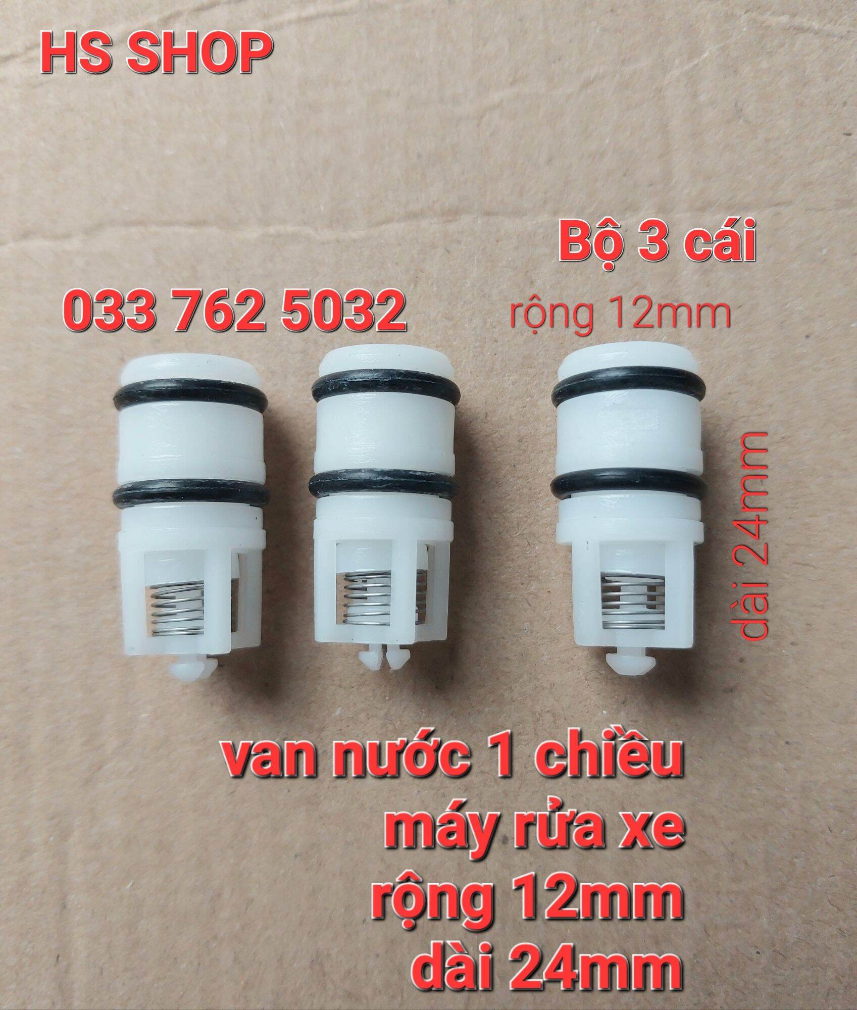Van nước 1 chiều máy rửa xe mini - lúp bê 1 chiều