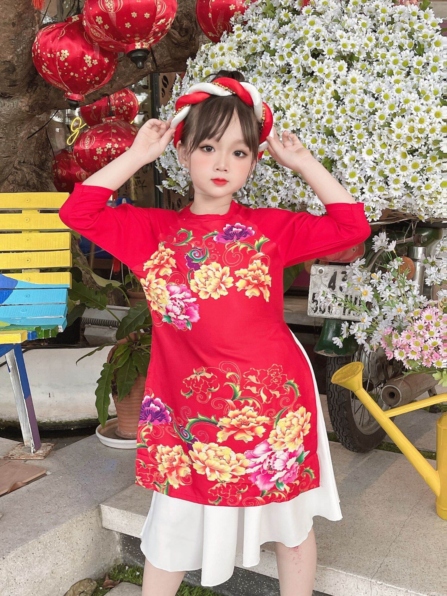 Áo Dài Cách Tân Bé Gái