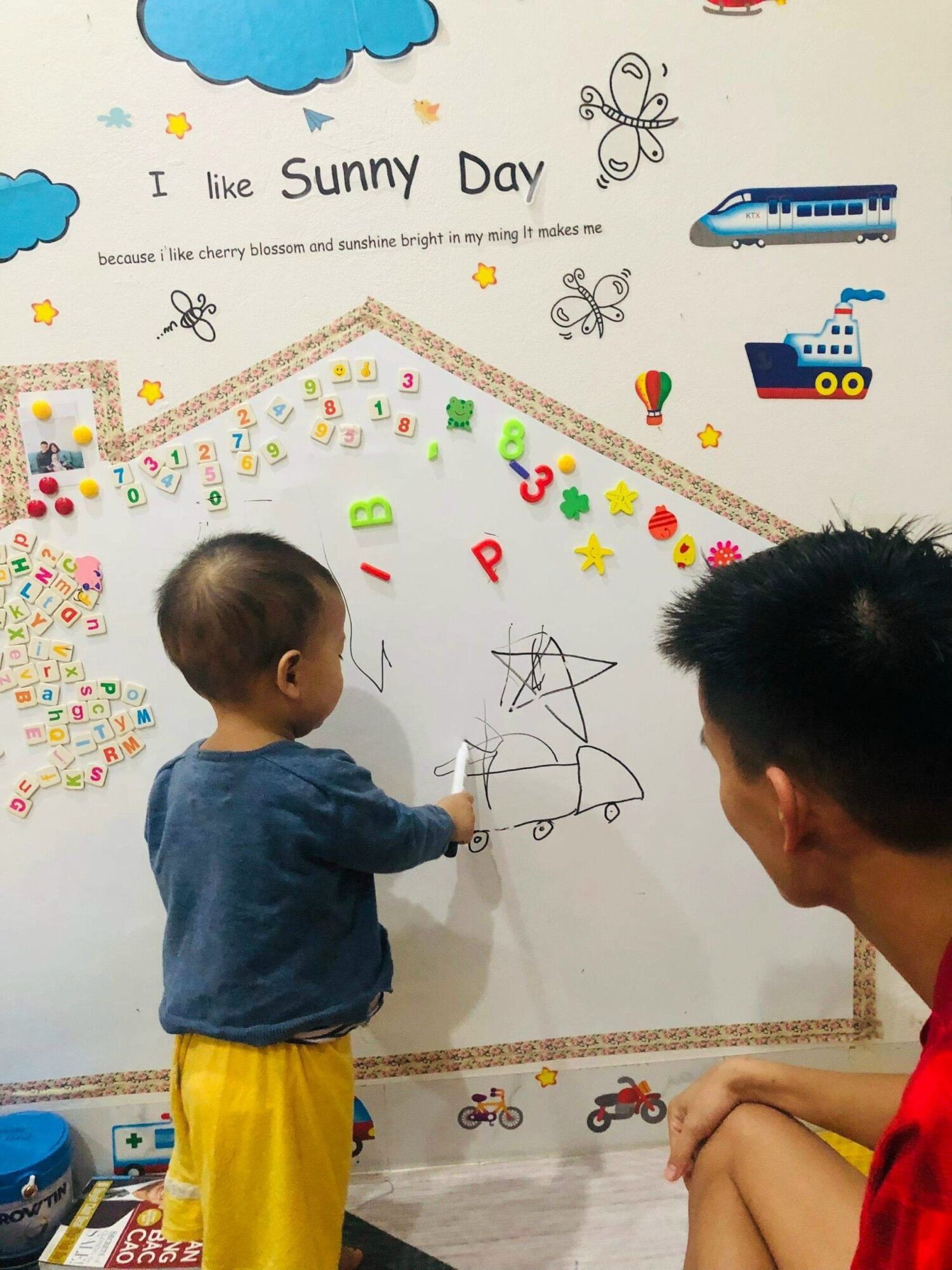 Bảng từ dán tường đa di năng có từ tính