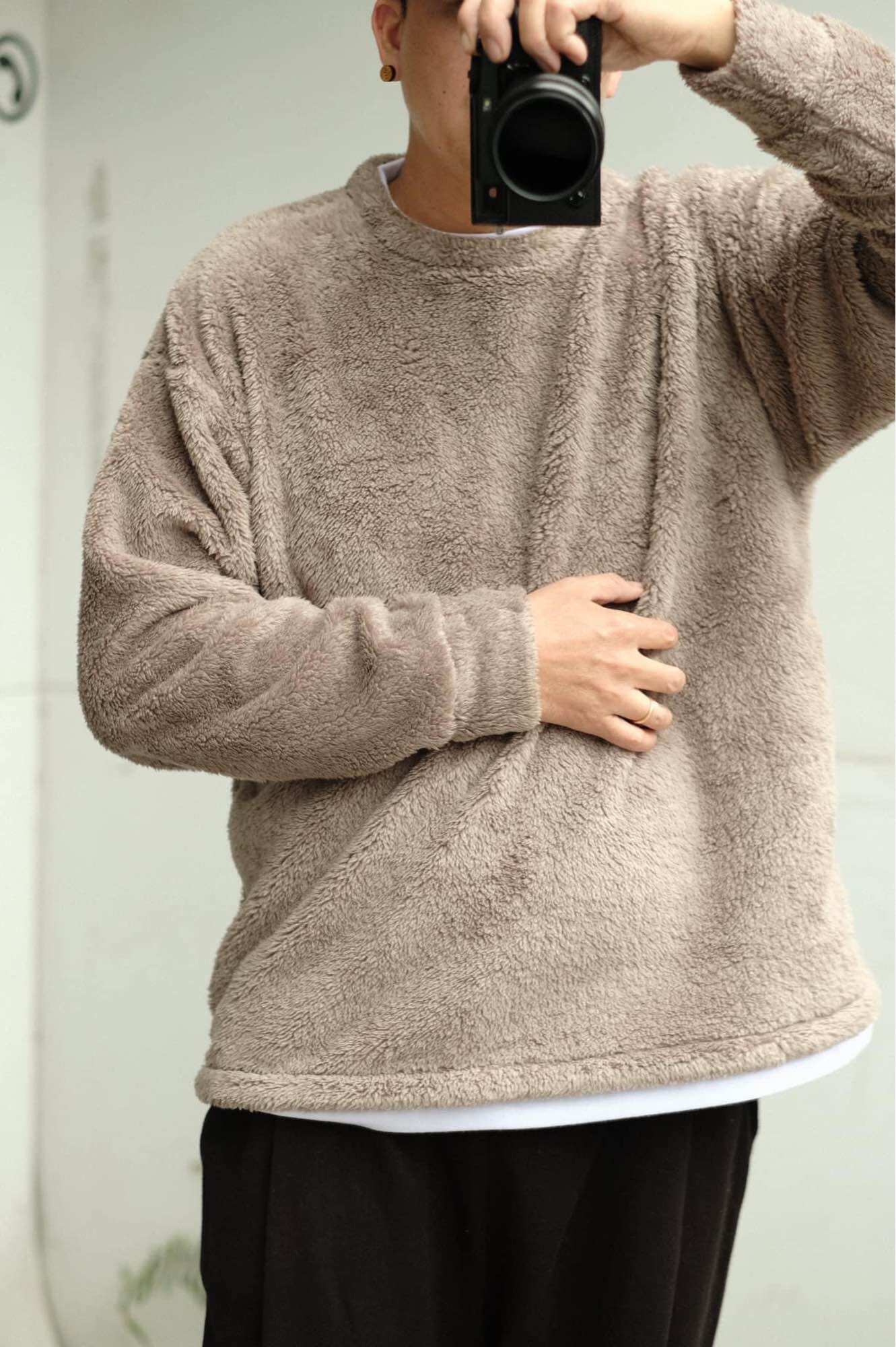 Áo sweater lông cừu nam xuất Nhật dư xịn