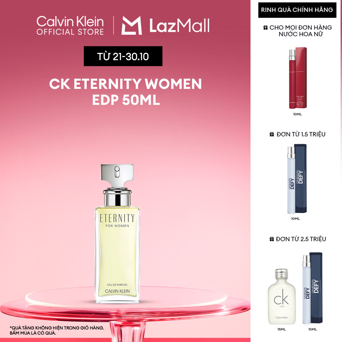 Nước hoa Nữ Calvin Klein Eternity Women EDP 50ml
