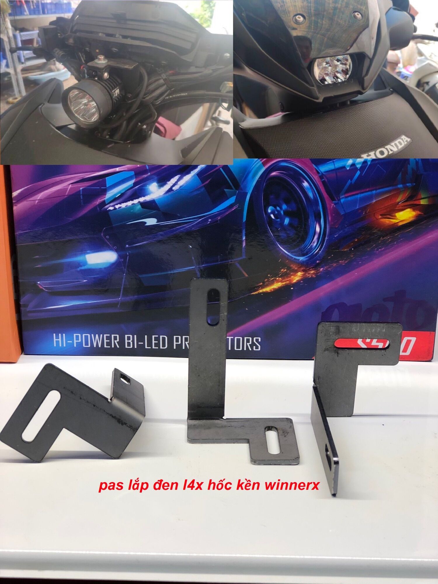 Pas lắp đèn trợ sáng l4x hốc kèn cho winnerx lắp như zin 100%