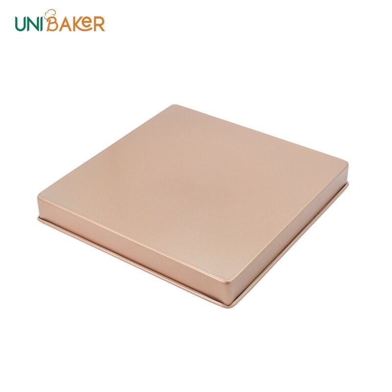 Khay nướng vuông thành thấp cao cấp UNIBAKER [HÀNG SIÊU PHẨM]