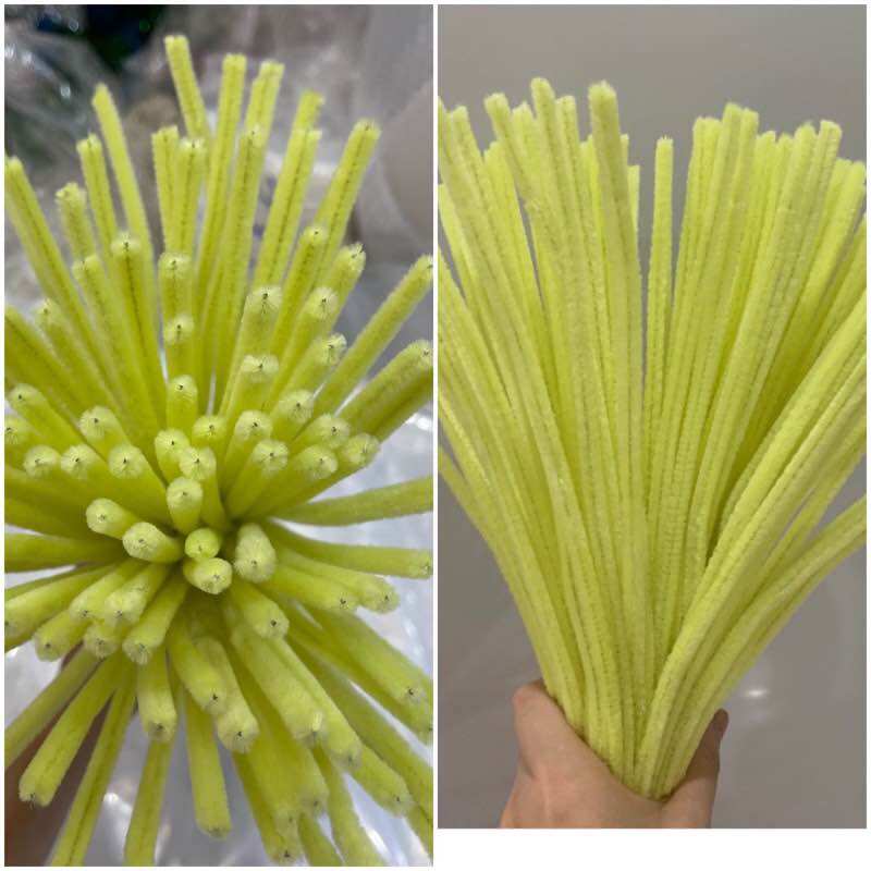 50 Sợi Kẽm Lông, Kẽm Nhung 6mmx30cm [Màu Tự Chọn]
