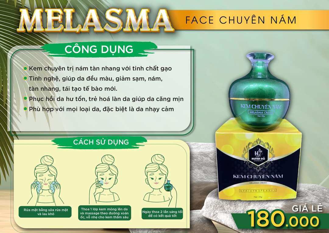 Kem chuyên nám Huỳnh Đỗ