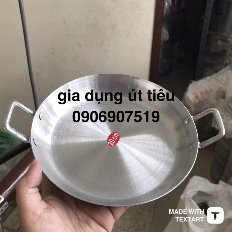 Chảo ốp la nhôm ,chảo bánh mì rẻ 16cm 18cm và 20cm 22cm