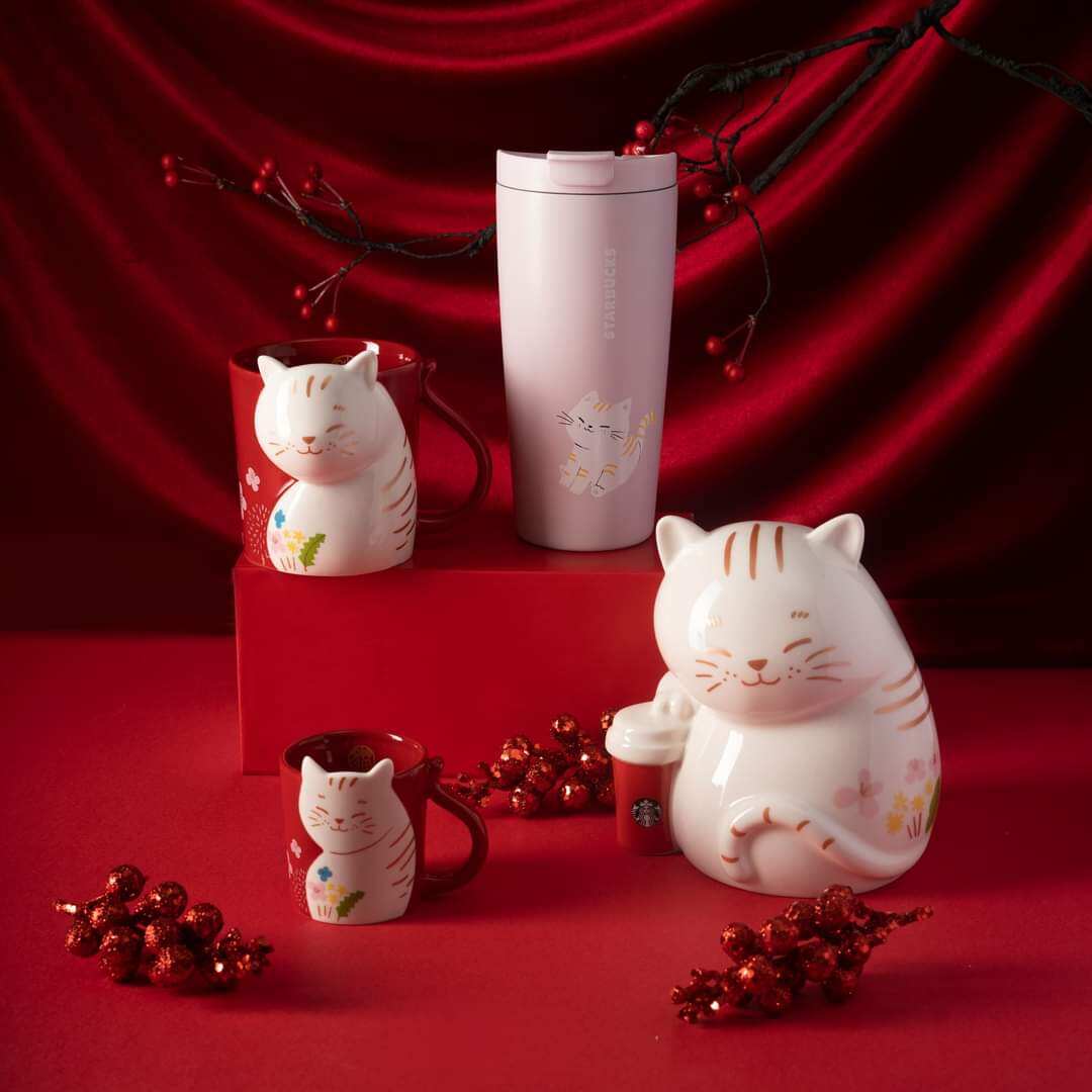 Starbucks Cat Mug Zodiac 2023 12oz 355ml