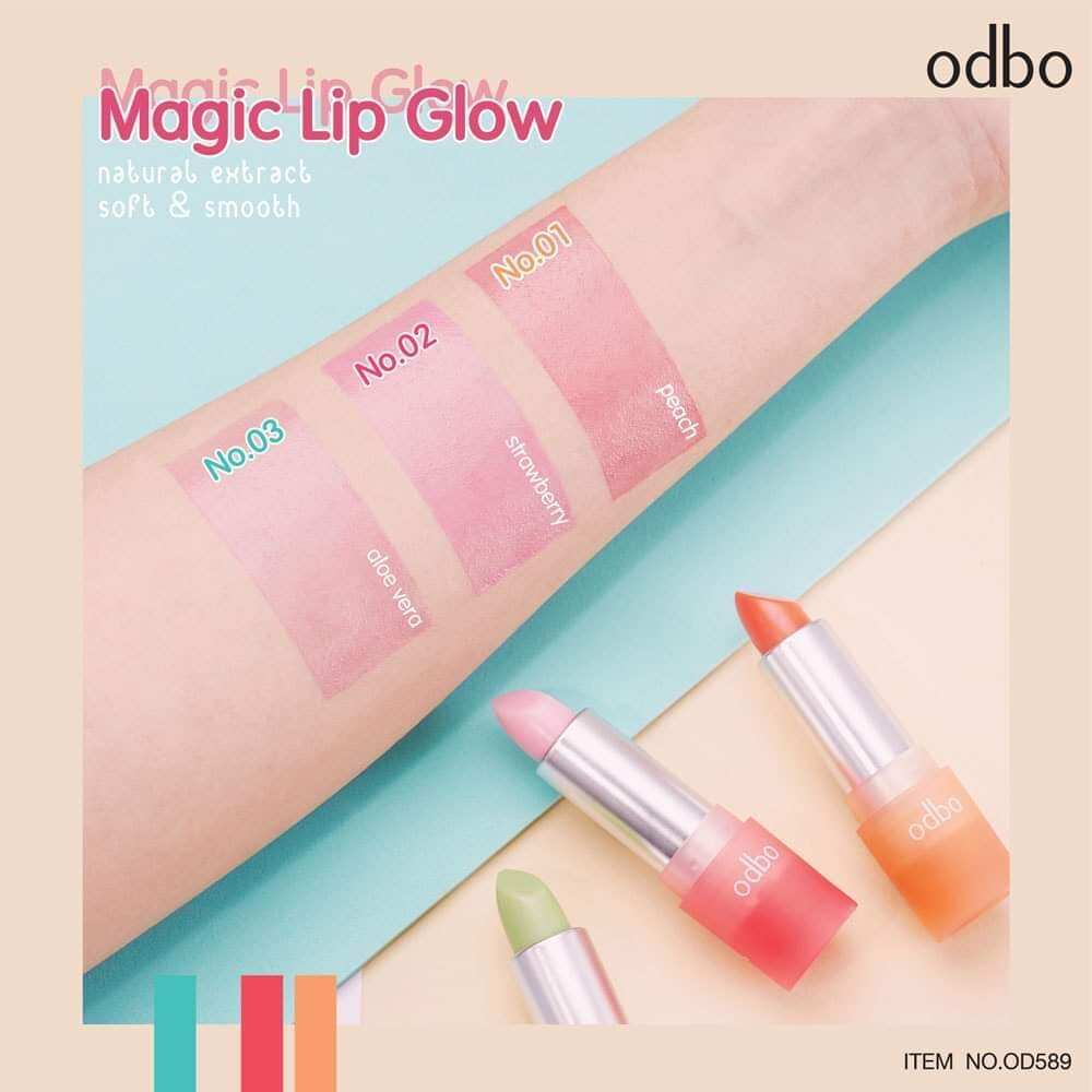 Son Dưỡng Môi ODBO Glow Tinted Balm Thái Lan - màu 03
