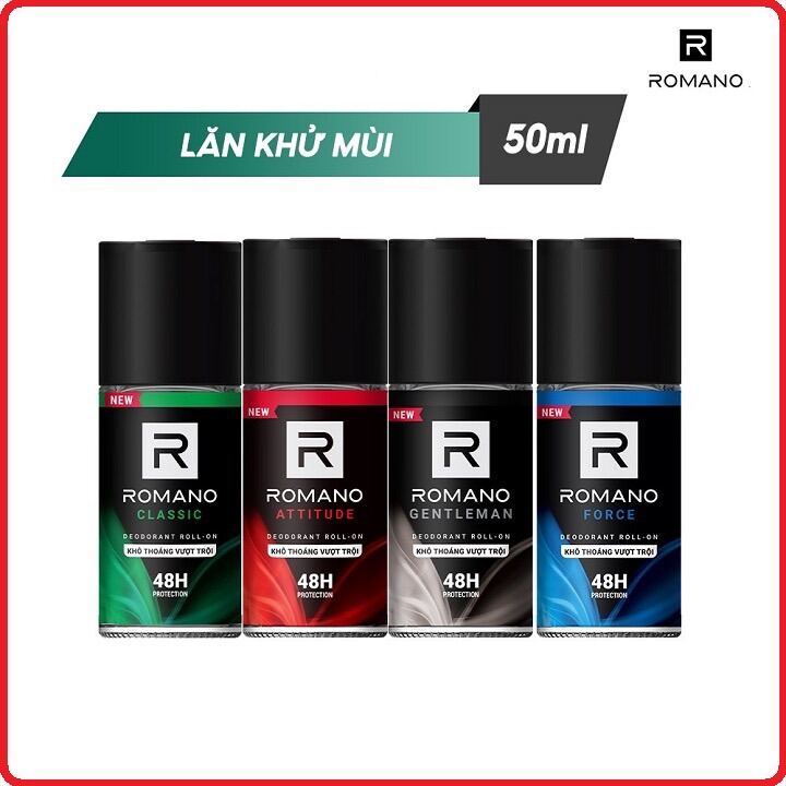 Lăn ROMANO 50ml CLASSIC hoặc ATTITUDE FORCE