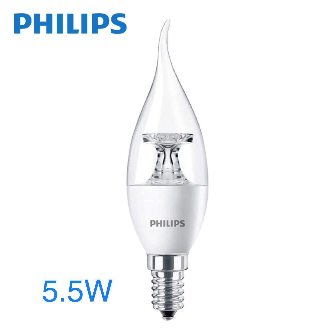Bóng nến e14 5.5w philips. bóng led bulb e14 5.5w philips chính hãng sử dụng cho đèn chùm, đèn vách,