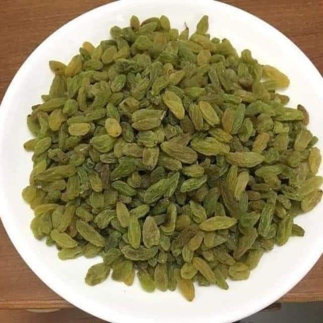 500gram nho khô xanh Ninh Thuận không hạt, nho sấy khô, nho xanh khô hàng loại 1 chua ngọt, dẻo ngon