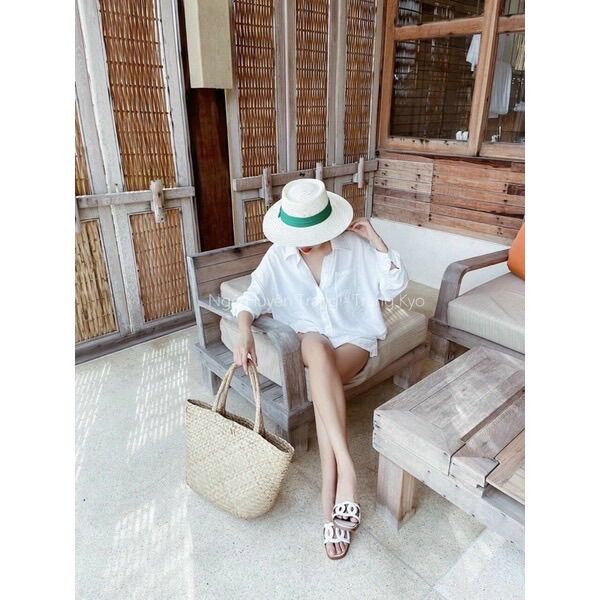 (Shop bigsize nữ 50kg đến 90kg) set áo sơ mi thời trang nữ bigsize cá tính