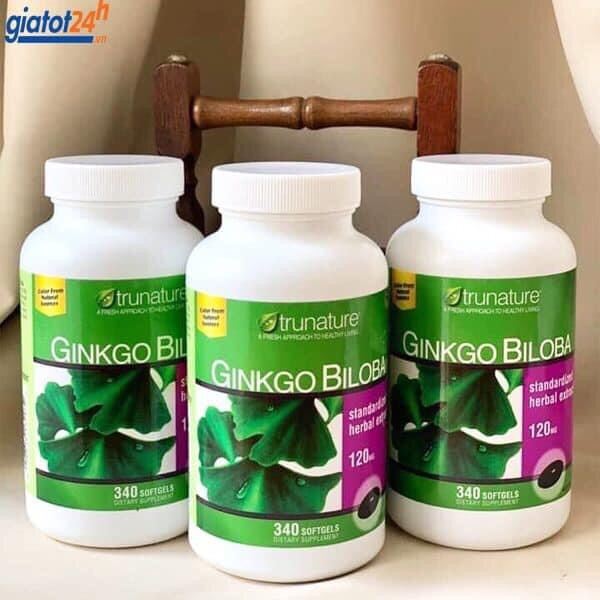 Viên Uống Bổ Não Trunature Ginkgo Biloba With 340 Viên