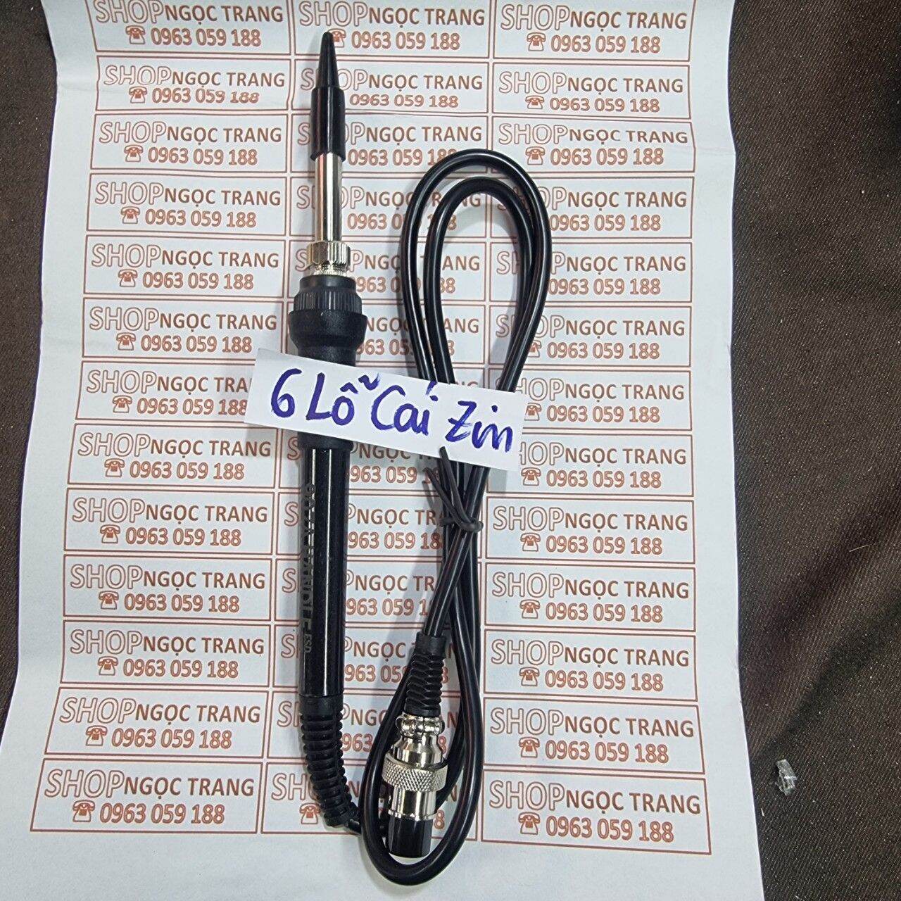Tay hàn 6 lỗ cái zin cho máy hàn
