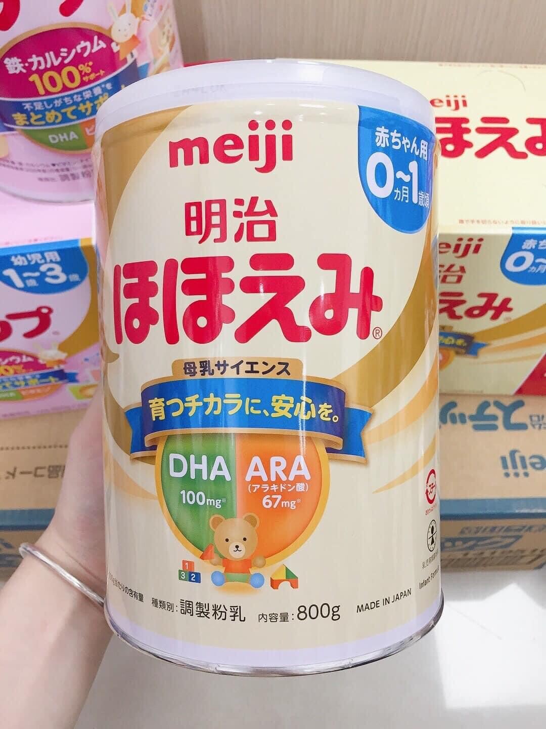 Sữa Meiji lon 800g nội địa NHẬT BẢN Date mới nhất