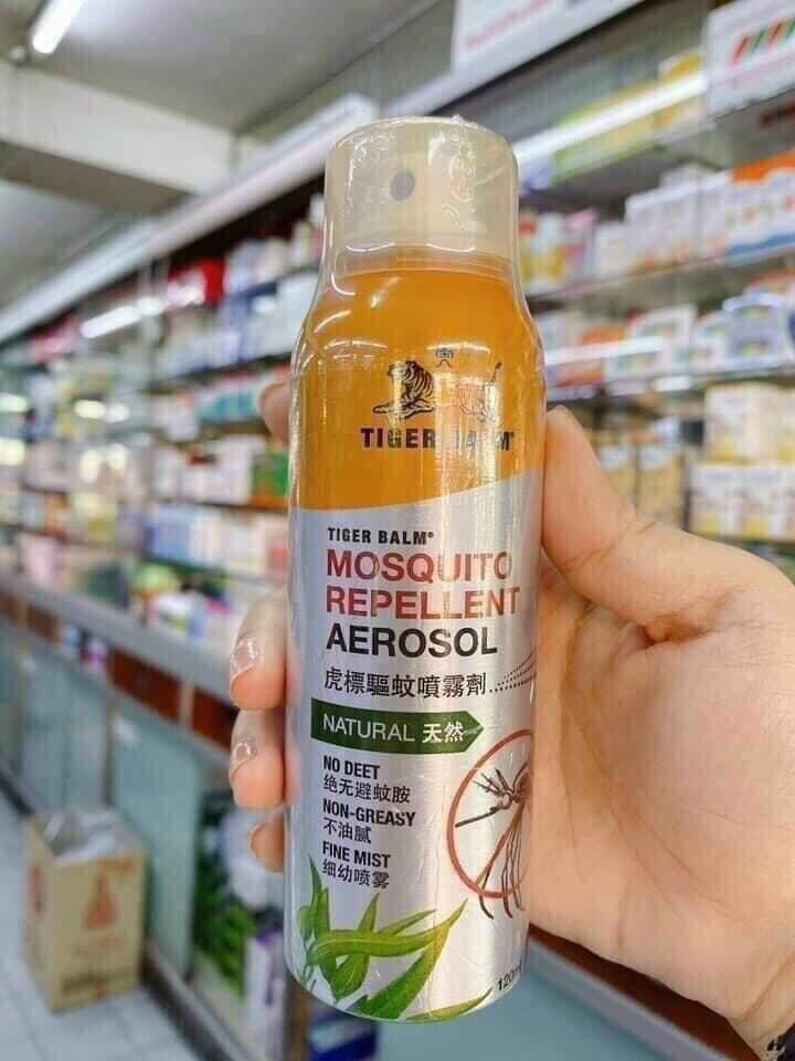 xịt chống muỗi tiger balm 120ml thái lan