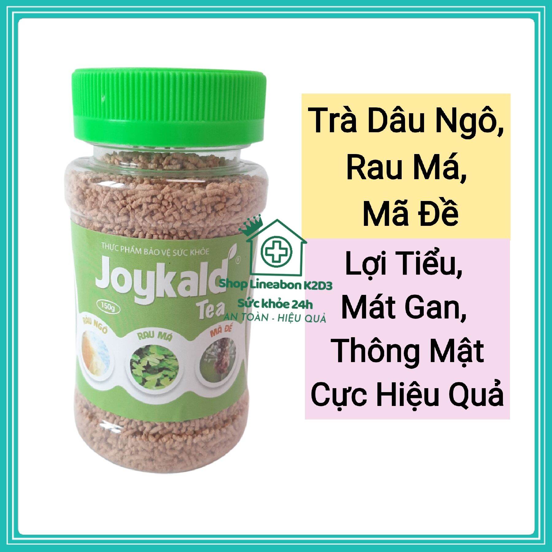 Trà Dâu Ngô Rau Má Mã Đề Lợi Tiểu Mát Gan Joykald