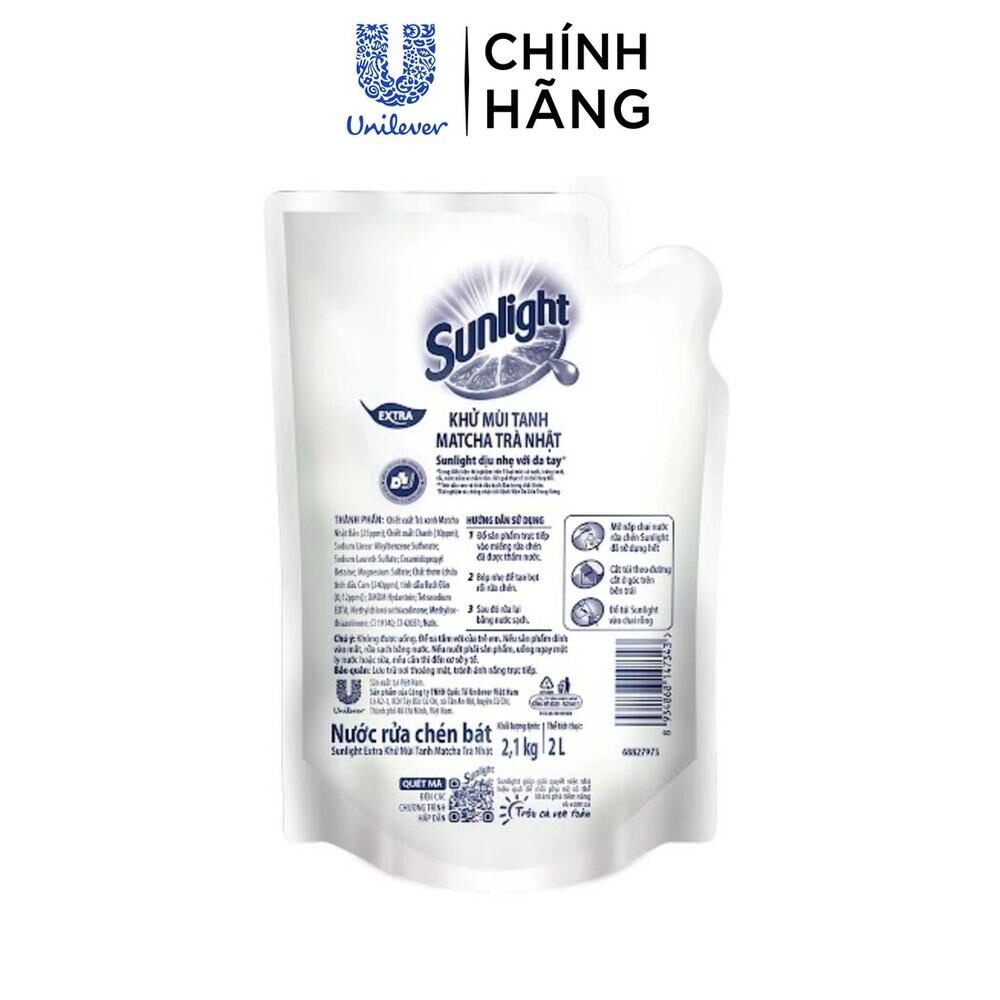 Nước Rửa Chén Sunlight Thiên Nhiên Túi 750ml