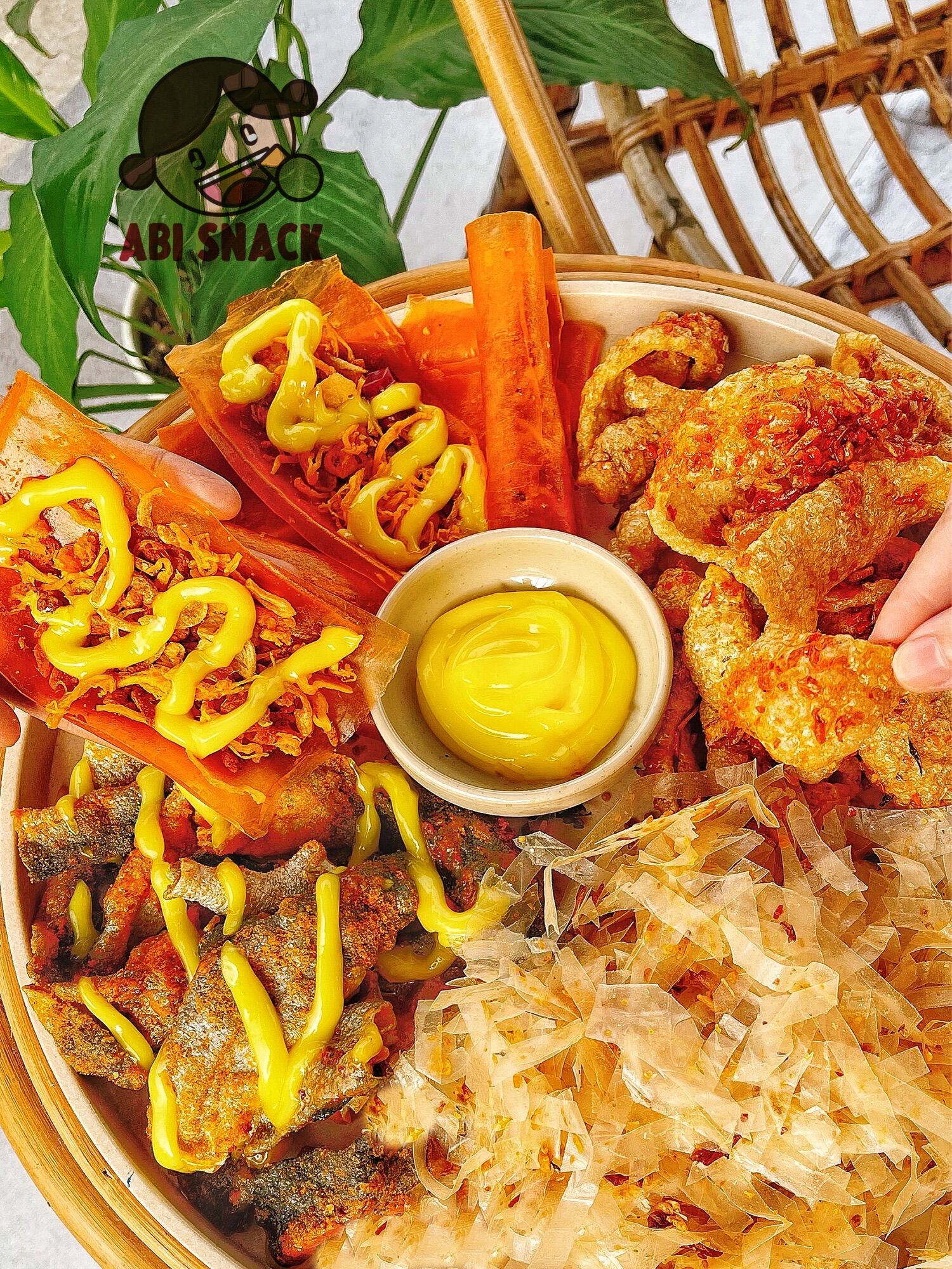 COMBO MẶN - BÁNH TRÁNG ABI SNACK