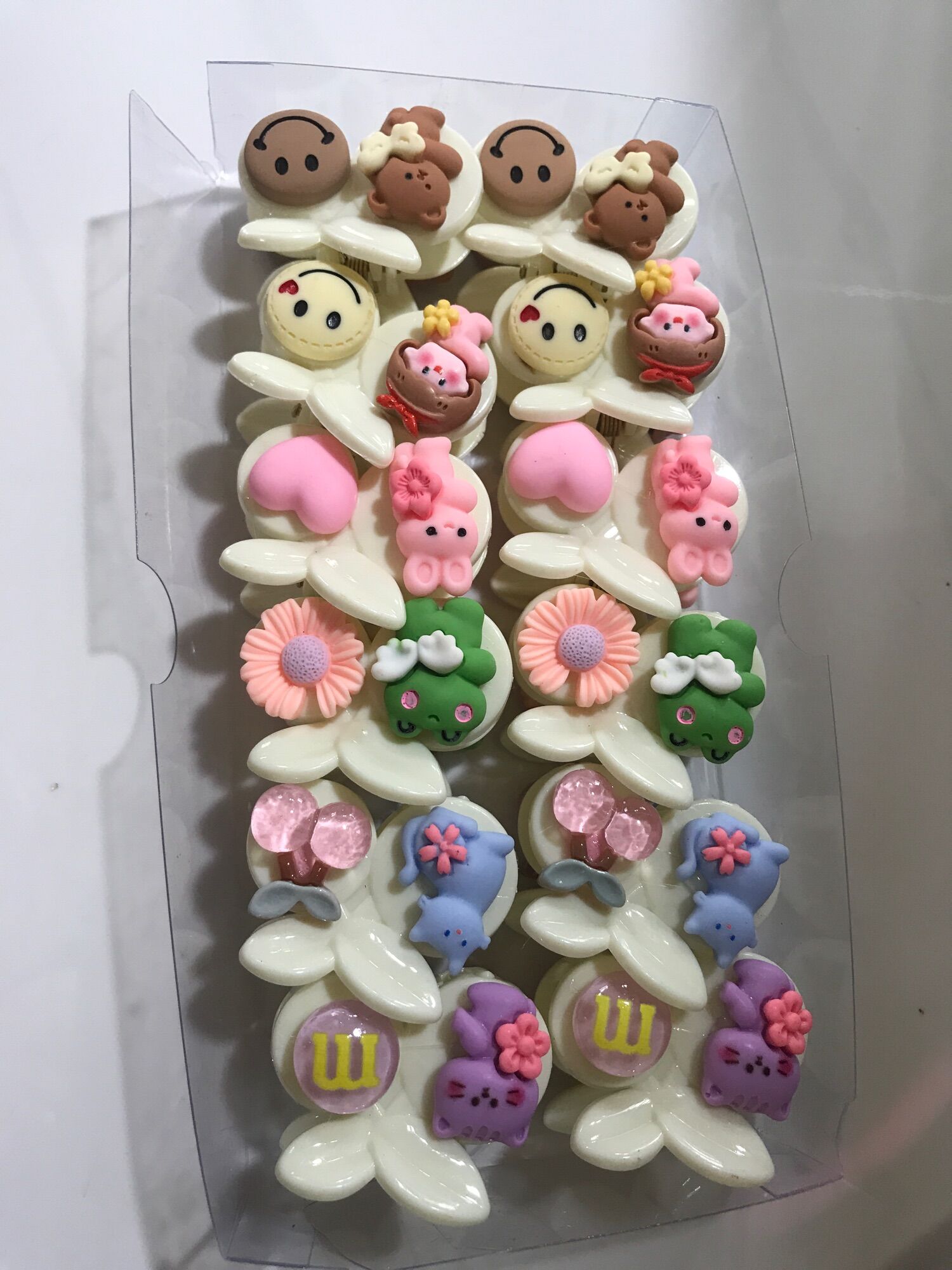 Kẹp tóc cherry cho bé gái đủ màu sắc đủ hình