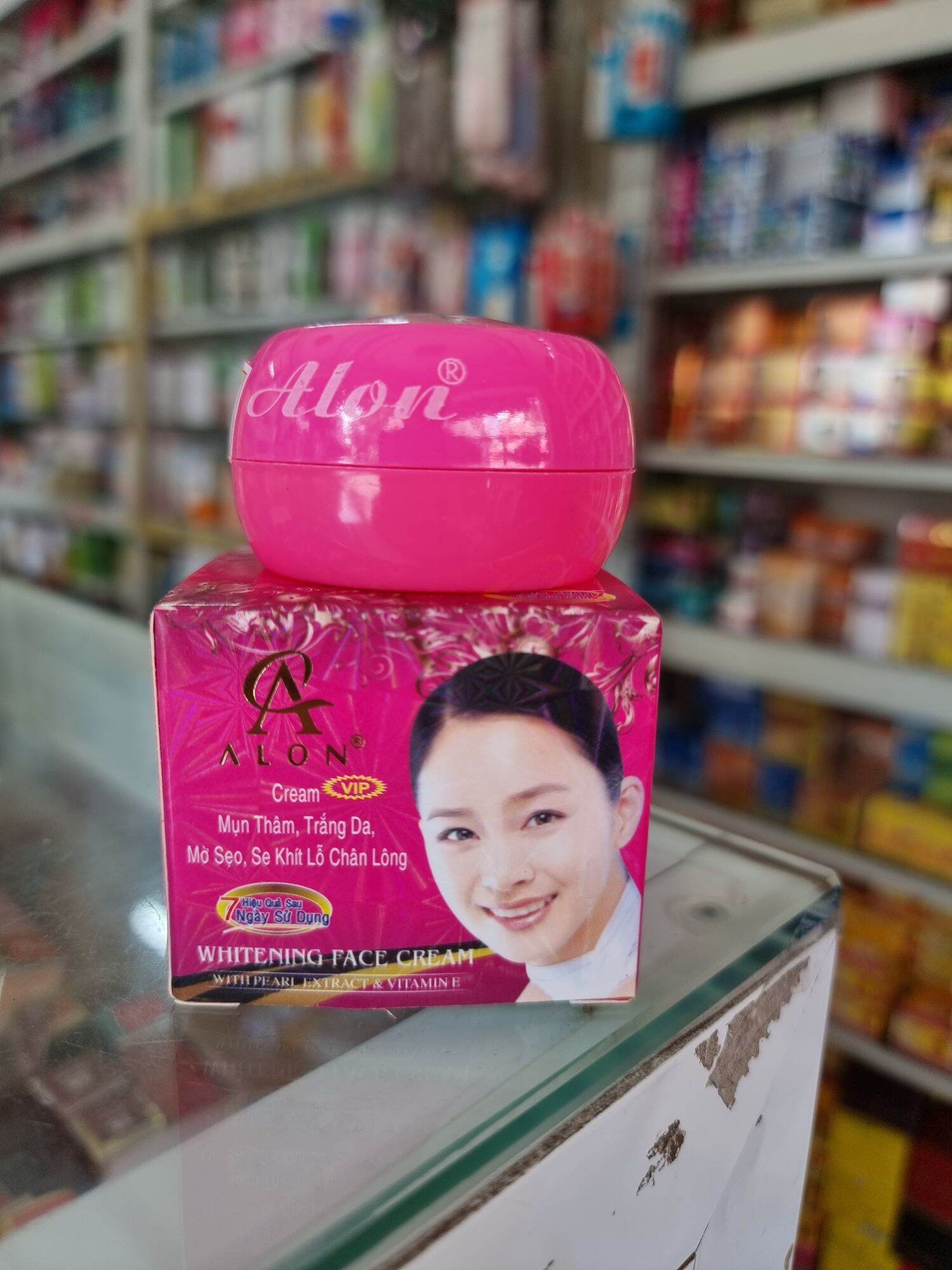 Kem alon mụn thâm trắng da mờ sẹo se khít lỗ chân lông 5gr lẻ 1 hũ