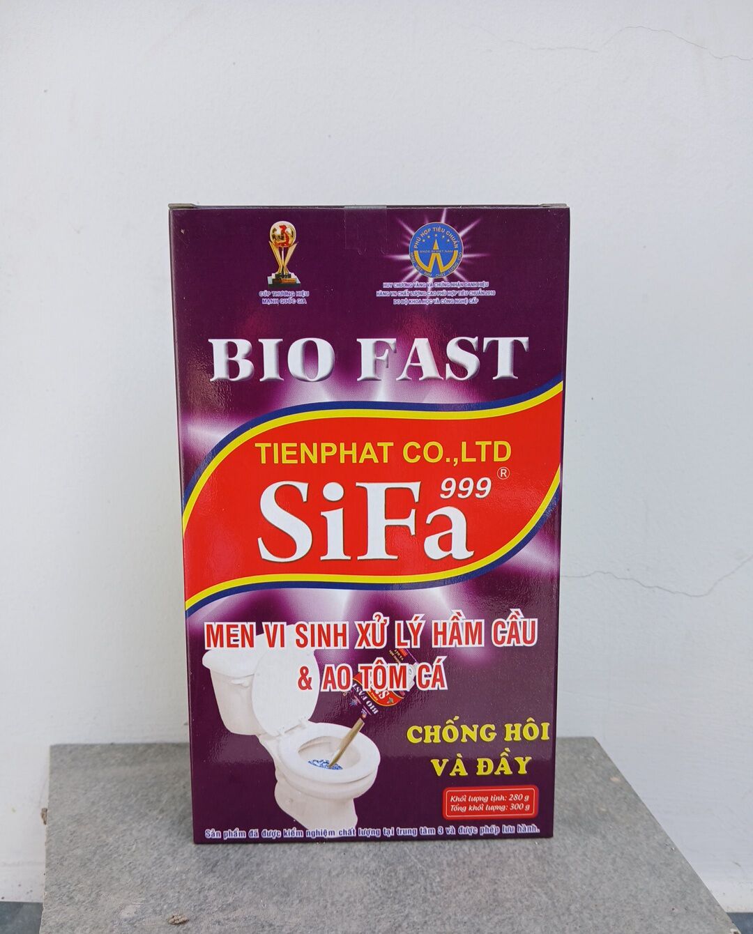 Men vi sinh khử mùi toilet,bồn-cầu, chống mùi hôi-cống,
bê-phốt, men vi sinh khử mùi Bio Fast 300g Sifa.🅰️Hàng cao cấp🅰️