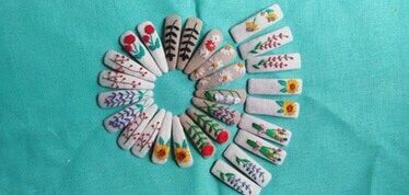 Phôi kẹp vuông set 10 chiếc