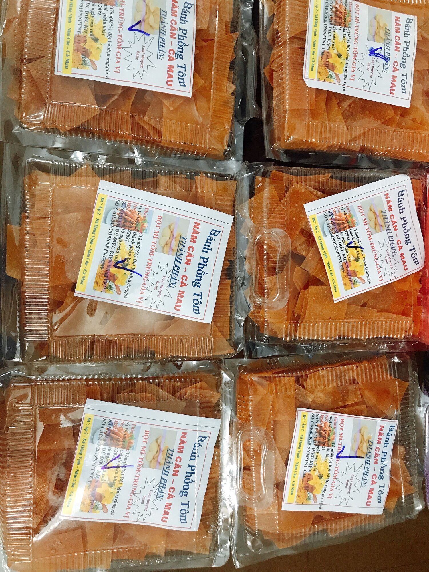 Bánh phồng tôm Năm Căn Cà Mau