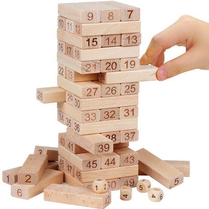 Bộ đồ chơi rút gỗ wiss toy