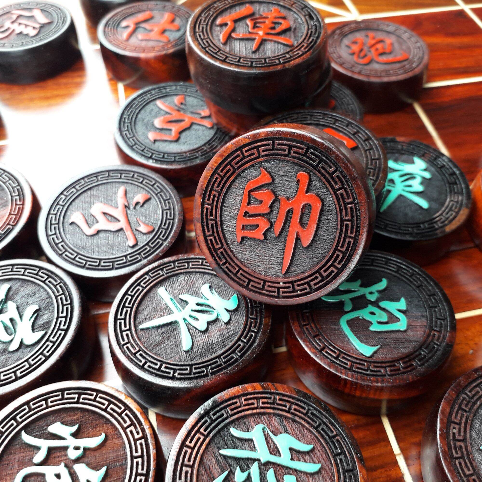 bộ quâ cờ tướng gô  trắc 4cm ( quân không bàn)