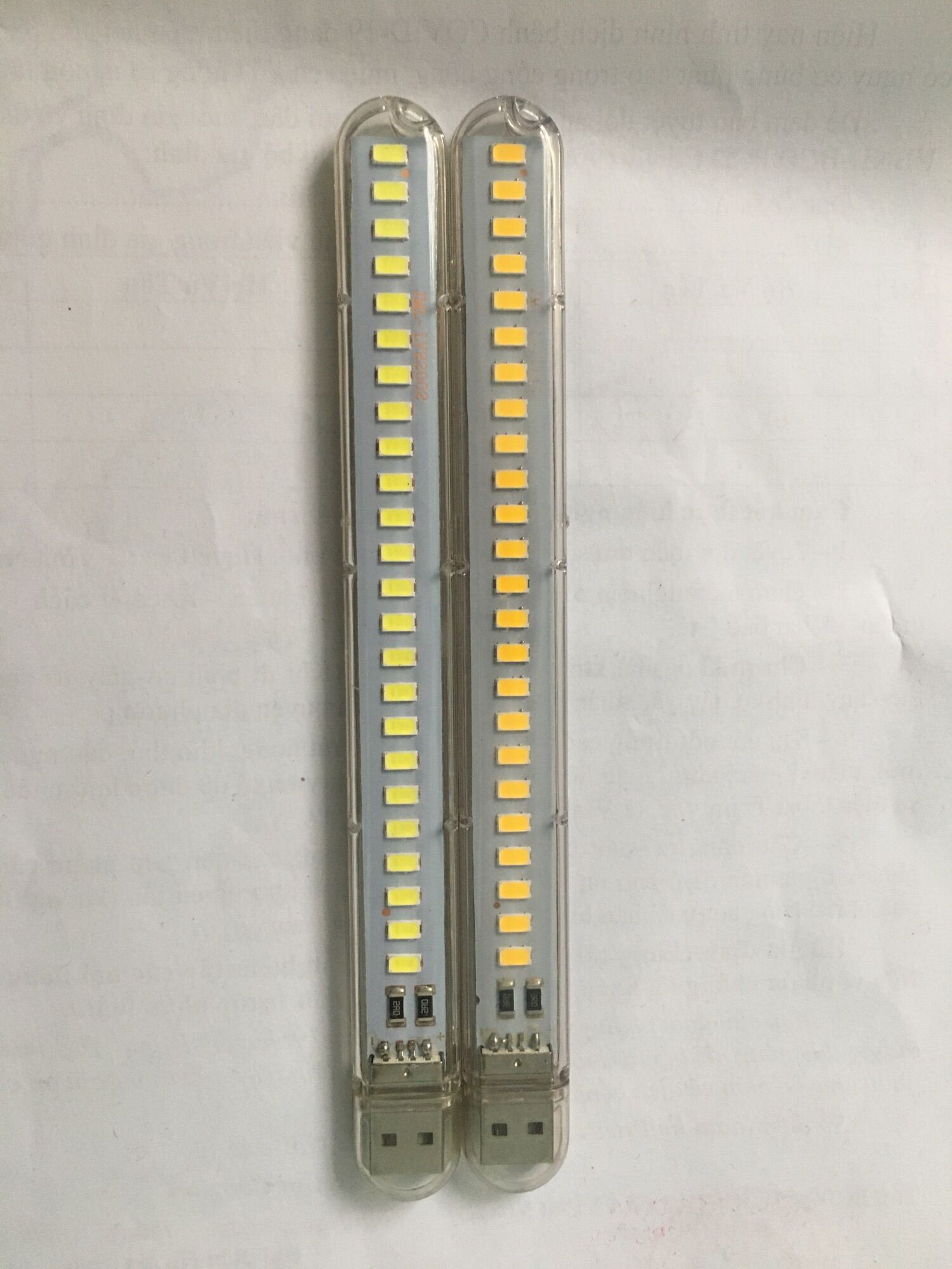 2 Đèn led 24 bóng 5v usb