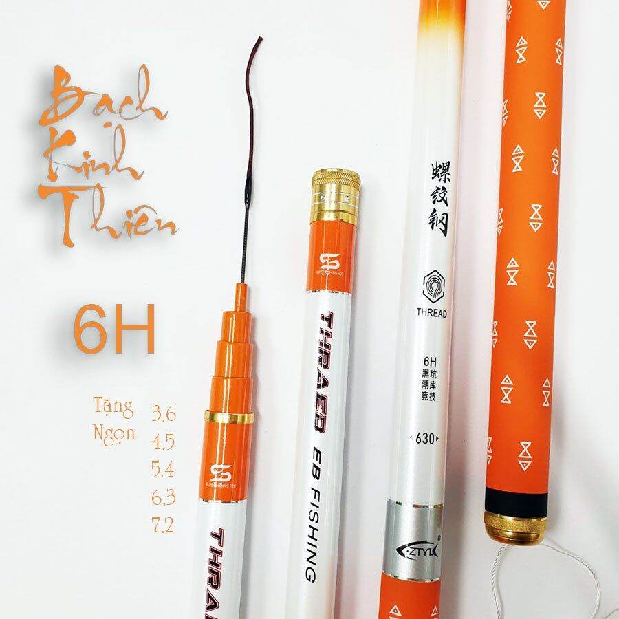 Cần câu tay chính hãng 6h, bạch kinh thiên