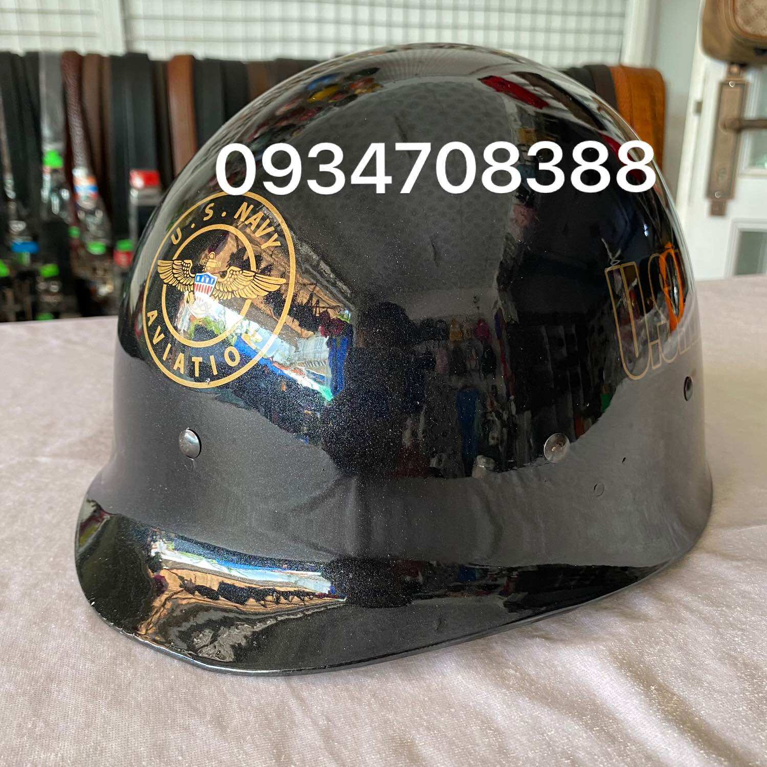 NÓN BẢO HIỂM LÍNH MỸ US ARMY CAO CẤP LÓT DÂY