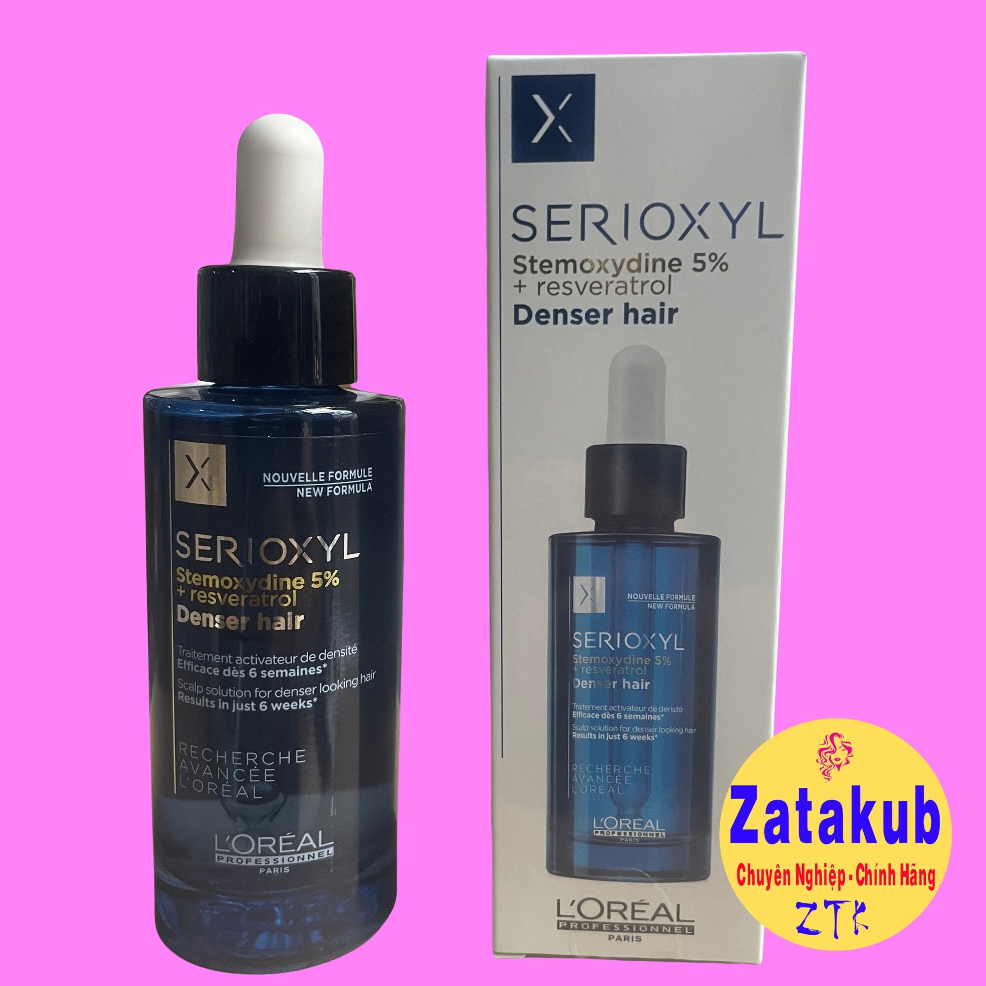 Tinh Chất Kích Thích Mọc Tóc, Làm Dày Tóc L'oreal Serioxyl Denser Hair 90ml